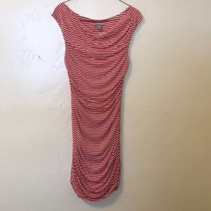 Striped bodycon dress